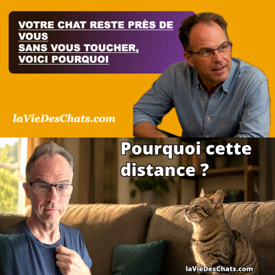 VOTRE CHAT RESTE PRÈS DE VOUS SANS VOUS TOUCHER, VOICI POURQUOI cover