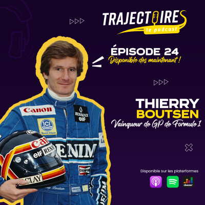 EPISODE 24 - THIERRY BOUTSEN - Le parcours d'une légende belge des sports automobiles cover