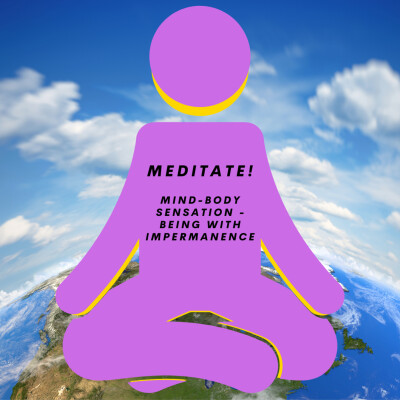 MEDITATION: Mind-Body Sensation - Being with Impermanence (13min) cover