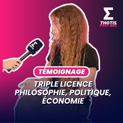 Triple Licence PPE : témoignage étudiant cover