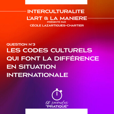 Interculturalité (Q3) : Les codes culturels qui font la différence en situation internationale cover