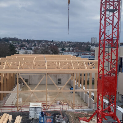 Au coeur du chantier : Visite du chantier du campus de l'ESTP à Cachan cover
