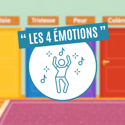 Les 4 émotions - Version danse - Les comptines d'Adeline cover