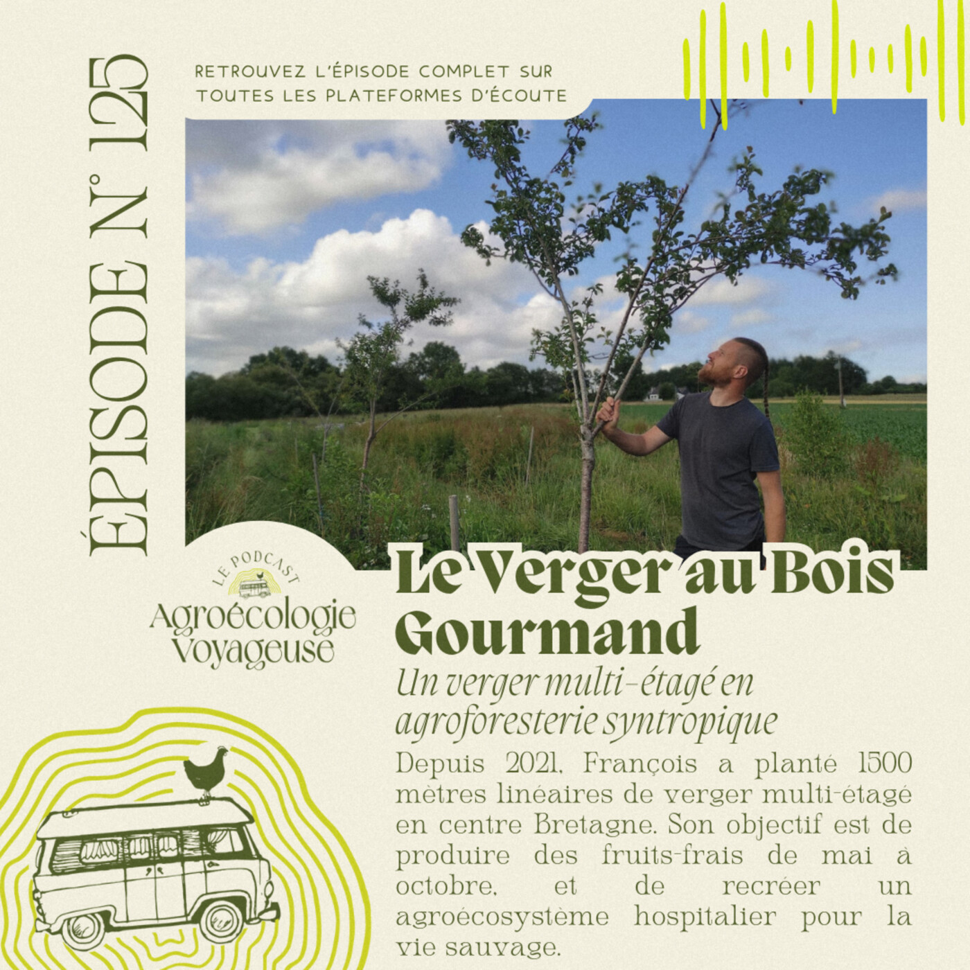 #125 François du Verger au Bois Gourmand 🫐🌳 Produire des fruits en Syntropie