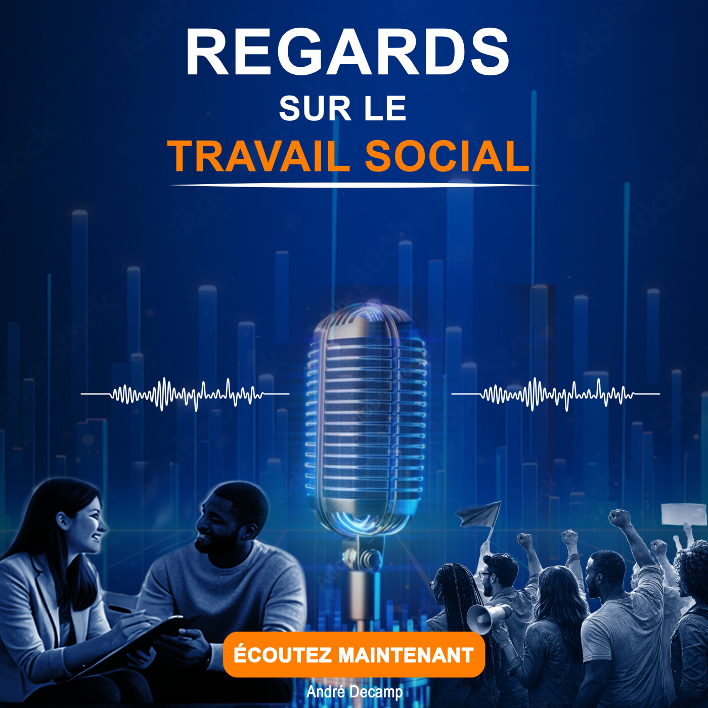 Bande-annonce podcast Regards sur le travail social