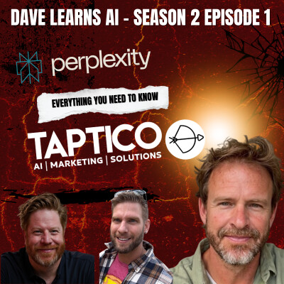 Dave Learns AI (Perplexity) Navigating AI and Marketing with Humor cover