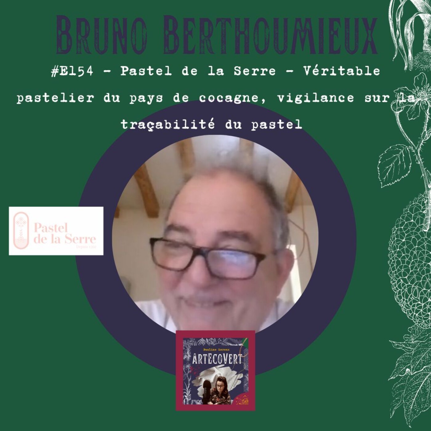 Bruno Berthoumieux - Pastel de la Serre - Véritable pastelier du pays de cocagne, vigilance sur la traçabilité du pastel