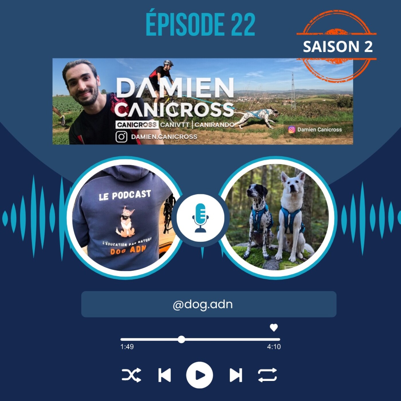#22 Damien Canicross YOUTUBE episode artwork
