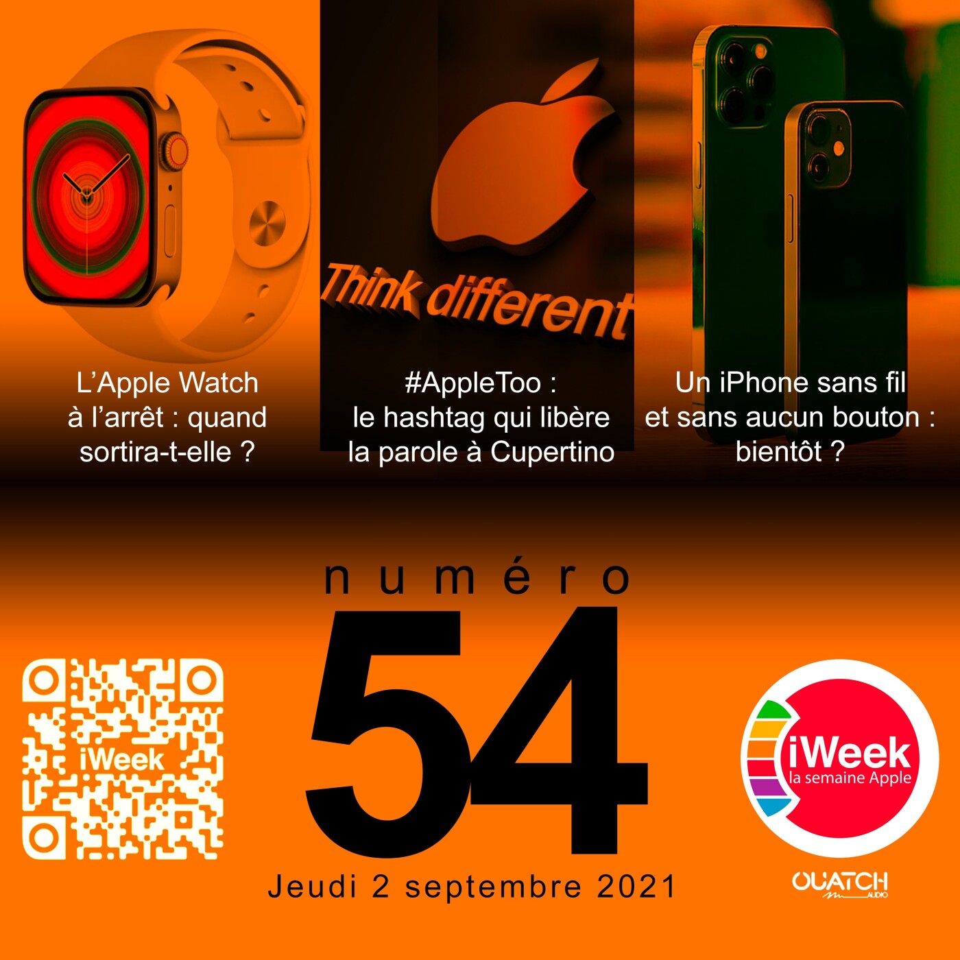 cover of episode iWeek (la semaine Apple) 54 : l'Apple Watch Séries 7 ne sera peut-être pas à l'heure