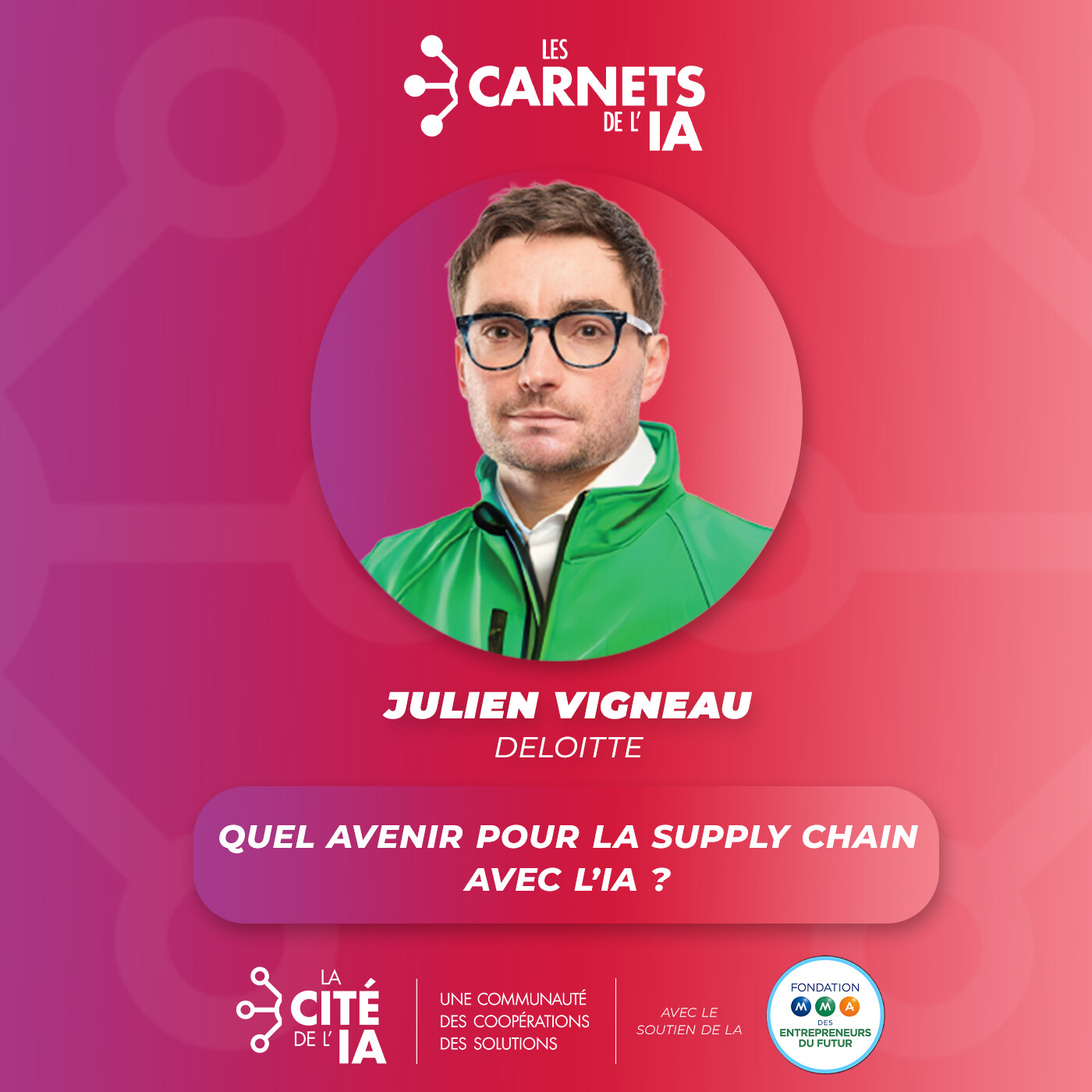 #85 Julien Vigneau - Deloitte - Quel avenir pour la Supply Chain avec l'IA episode artwork