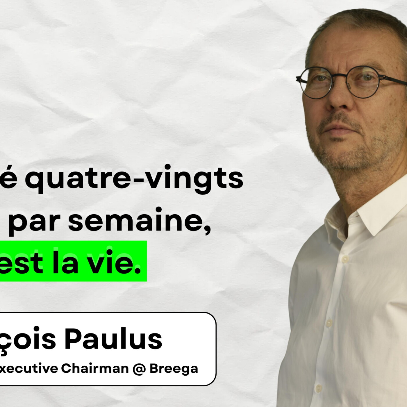 De la quasi-faillite au x50 : comment monter un fonds VC — avec François Paulus (Breega)