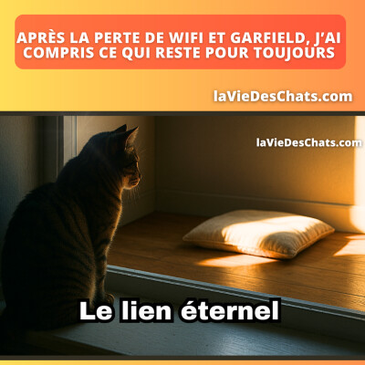 Après la perte de Wifi et Garfield, j’ai compris ce qui reste pour toujours cover