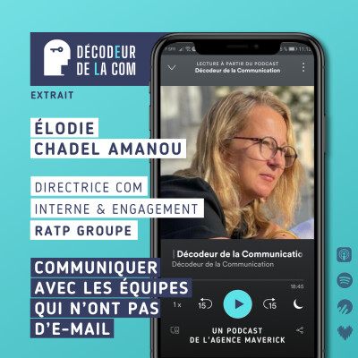 Comment communiquer avec les équipes qui n'ont pas d'email ? | Elodie Chadel Amanou, dircom interne, RATP Groupe | Ext cover