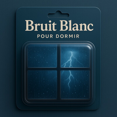 DORMIR avec les orages et le Tonnerre | 1 Heure Bruit Blanc ASMR cover
