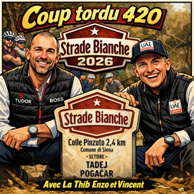 COUP TORDU EPISODE 420 : STRADE BIANCHE 2026 ! LA GRANDE PREVIEW cover