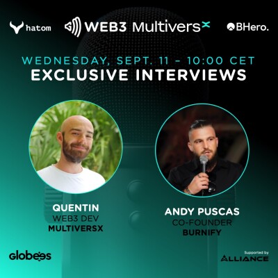 xDay 2024 postponement, Quentin and Burnify in GM Web3 MultiversX cover