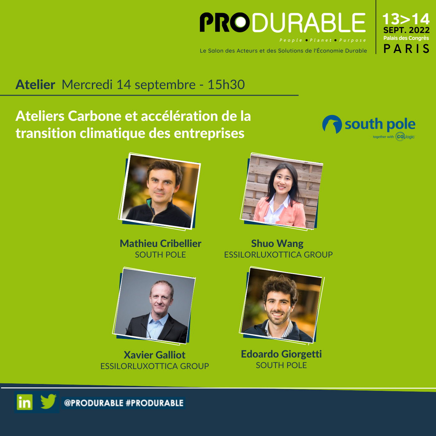 Transition Energie / Climat - PRODURABLE 2022