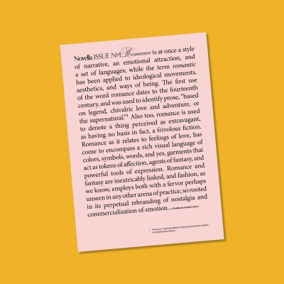 Novella's collaged, personal approach to fashion cover