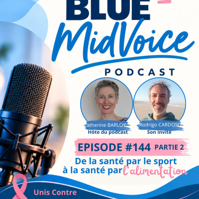 BLUE MIDVOICE EPISODE 144 – PARTIE 2 : RODRIGO CARDOSO – DE LA SANTE PAR LE SPORT A LA SANTE PAR L’ALIMENTATION cover