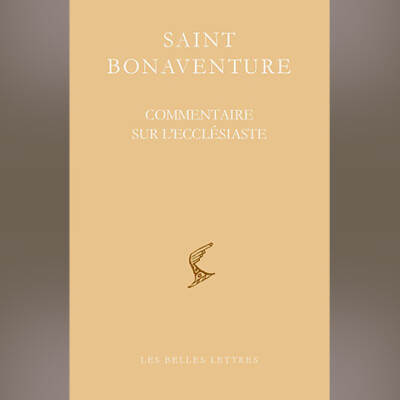 Saint Bonaventure - Commentaire sur l’Ecclésiaste cover