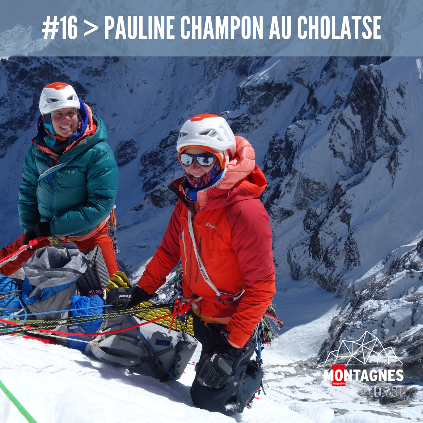 #16 Pauline Champon sur la face nord du Cholatse