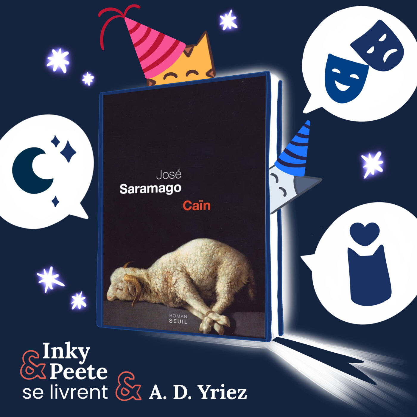 Inky et Peete se livrent - le podcast lecture qui donne voix aux premiers mots d’un livre