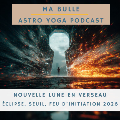 202. Nouvelle Lune en Verseau: éclipse, seuil, feu d'initiation 2026 cover