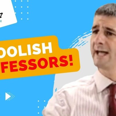 WARNING: Watch out for Foolish Professors! Romans 1:21-22 explained cover