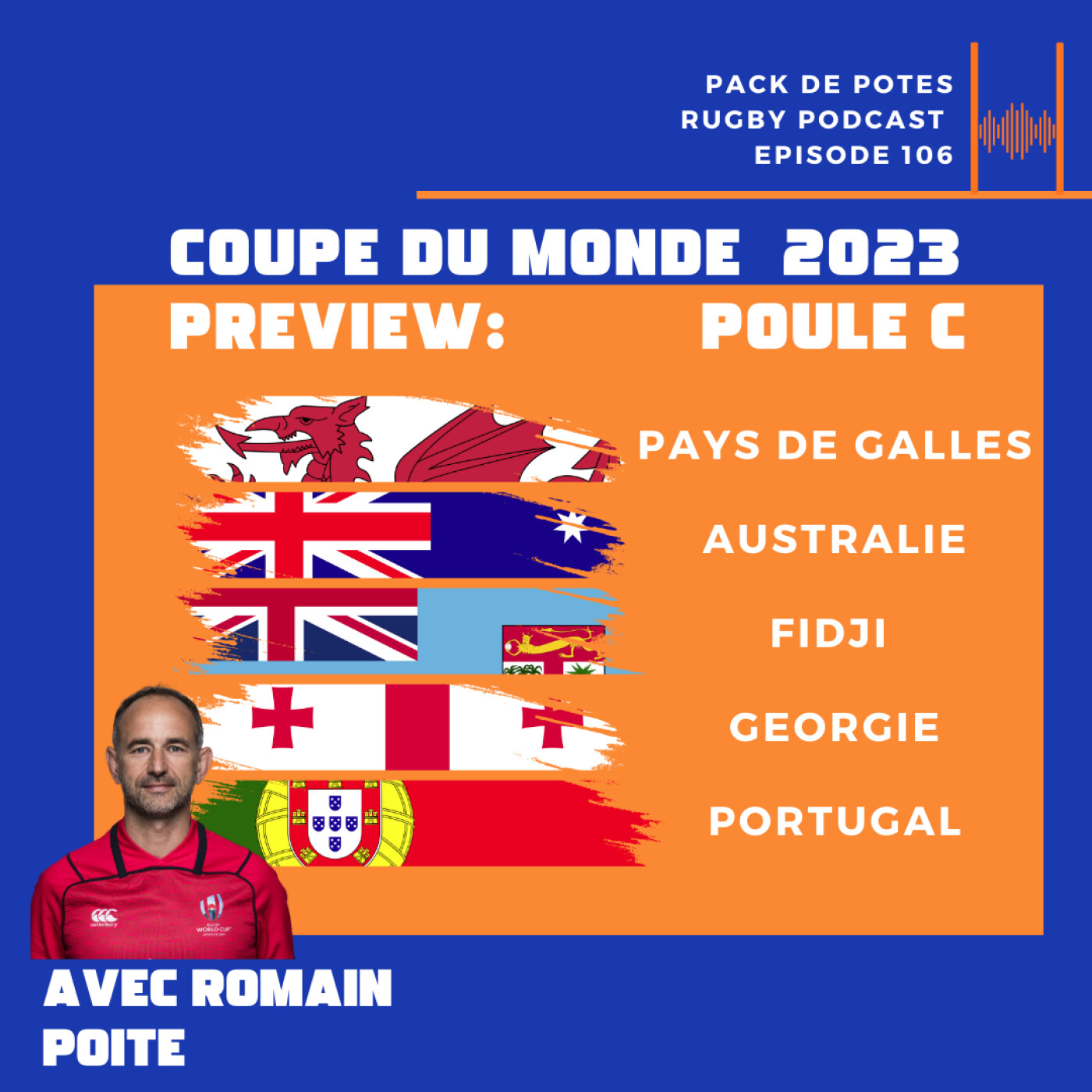 EP. 106. RWC 2023 Preview: Poule C avec Romain Poite