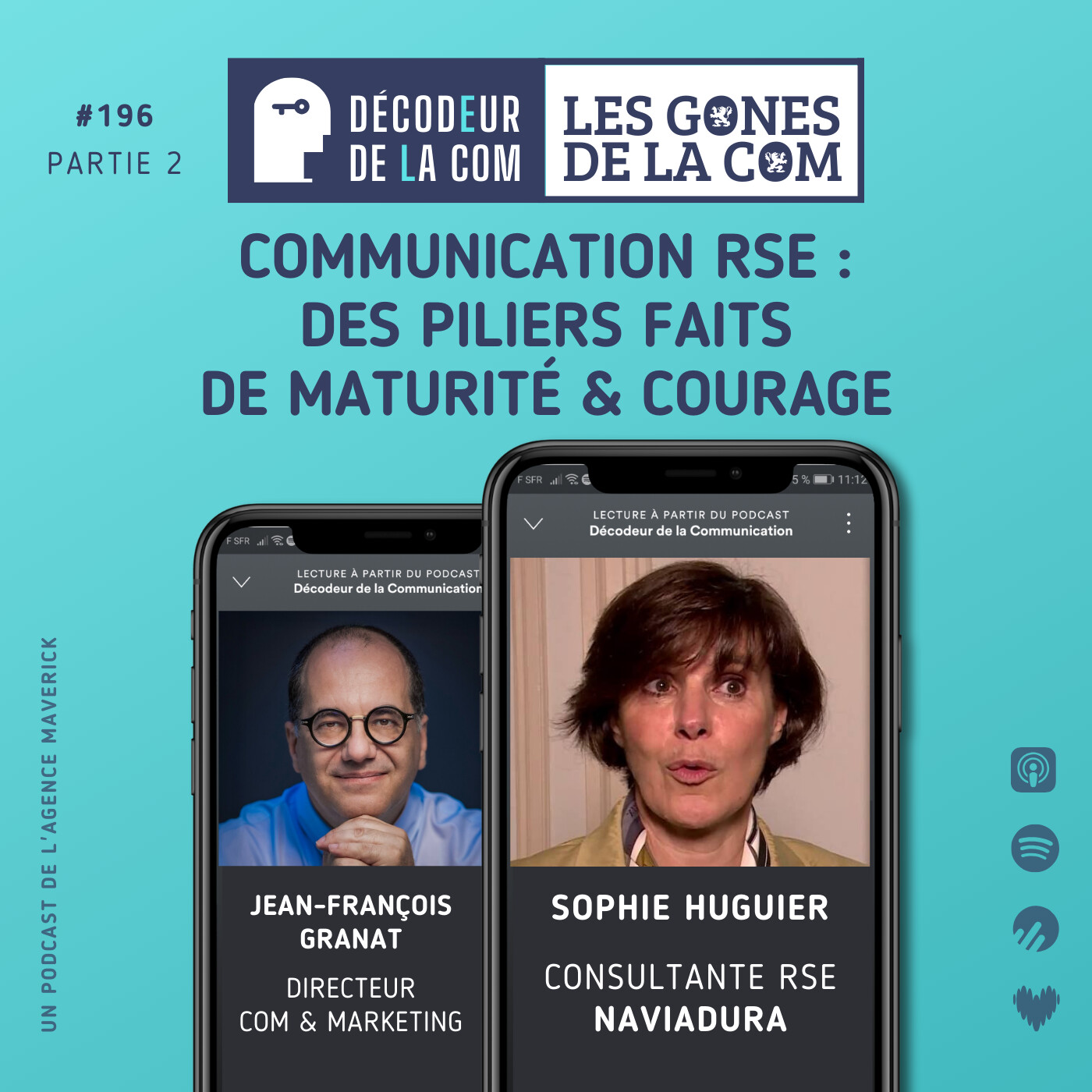 La Com RSE : entre Courage et Maturité | Sophie Huguier, Naviadura | Ep 196, Les Gones de la Com