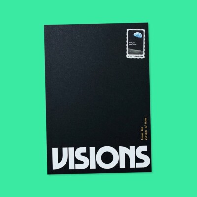 Literary science fiction in Visions magazine cover