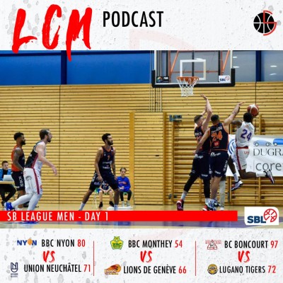 SBL Day 1 - Nyon vs Neuchâtel & Monthey vs Genève cover