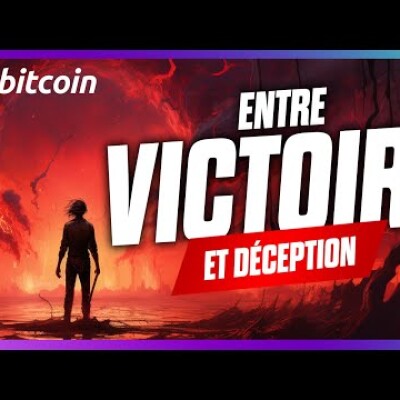 BITCOIN : Retour à la léthargie ?  Le sentiment amer de cette VICTOIRE... cover