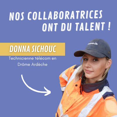 Donna Sichouc, technicienne télécom en Drôme Ardèche cover