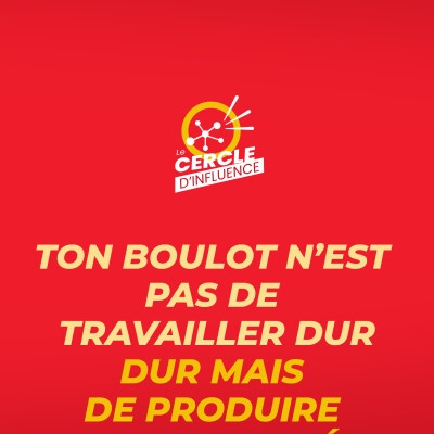Moment de réflexion #9 : Ton boulot n’est pas de travailler dur mais de produire de bonnes idées. cover
