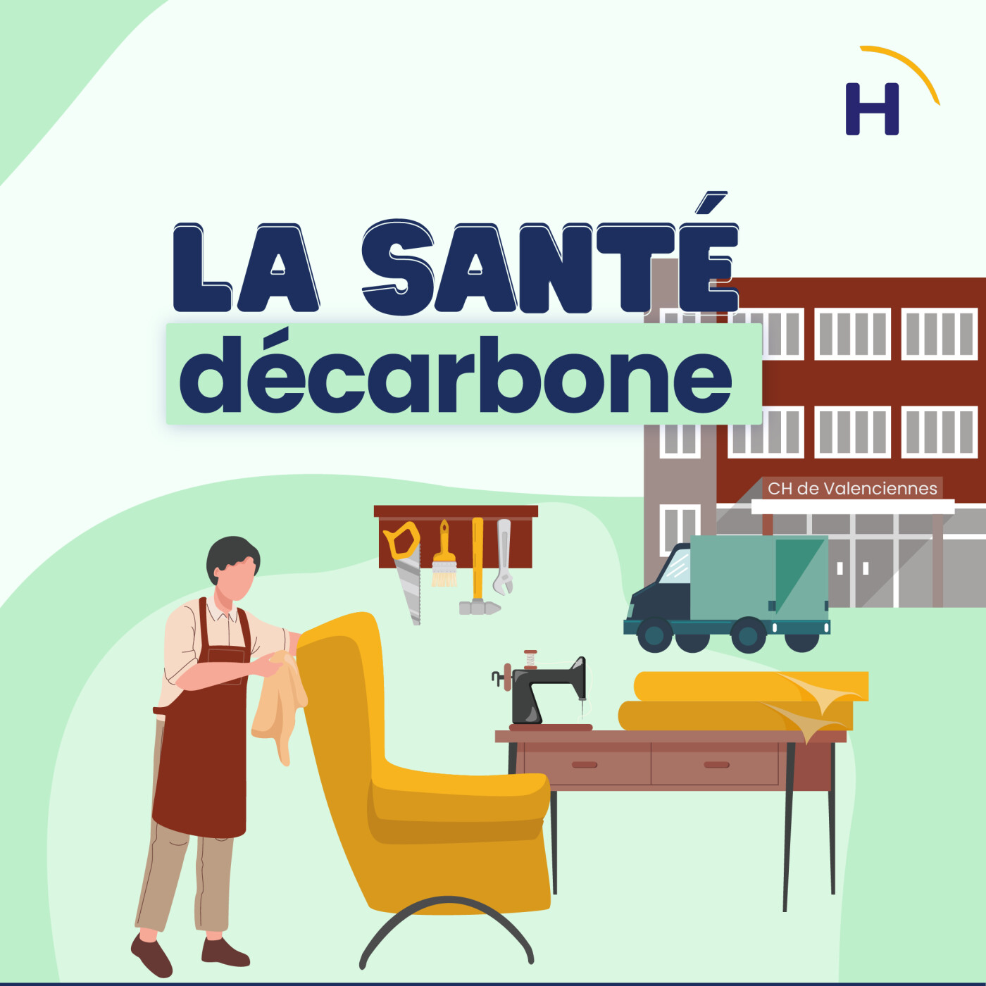 L'hôpital de Valenciennes préfère restaurer plutôt que jeter les fauteuils de chambre