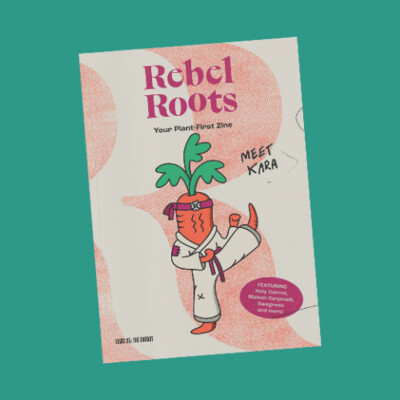 Vegetables and community in Rebel Roots cover