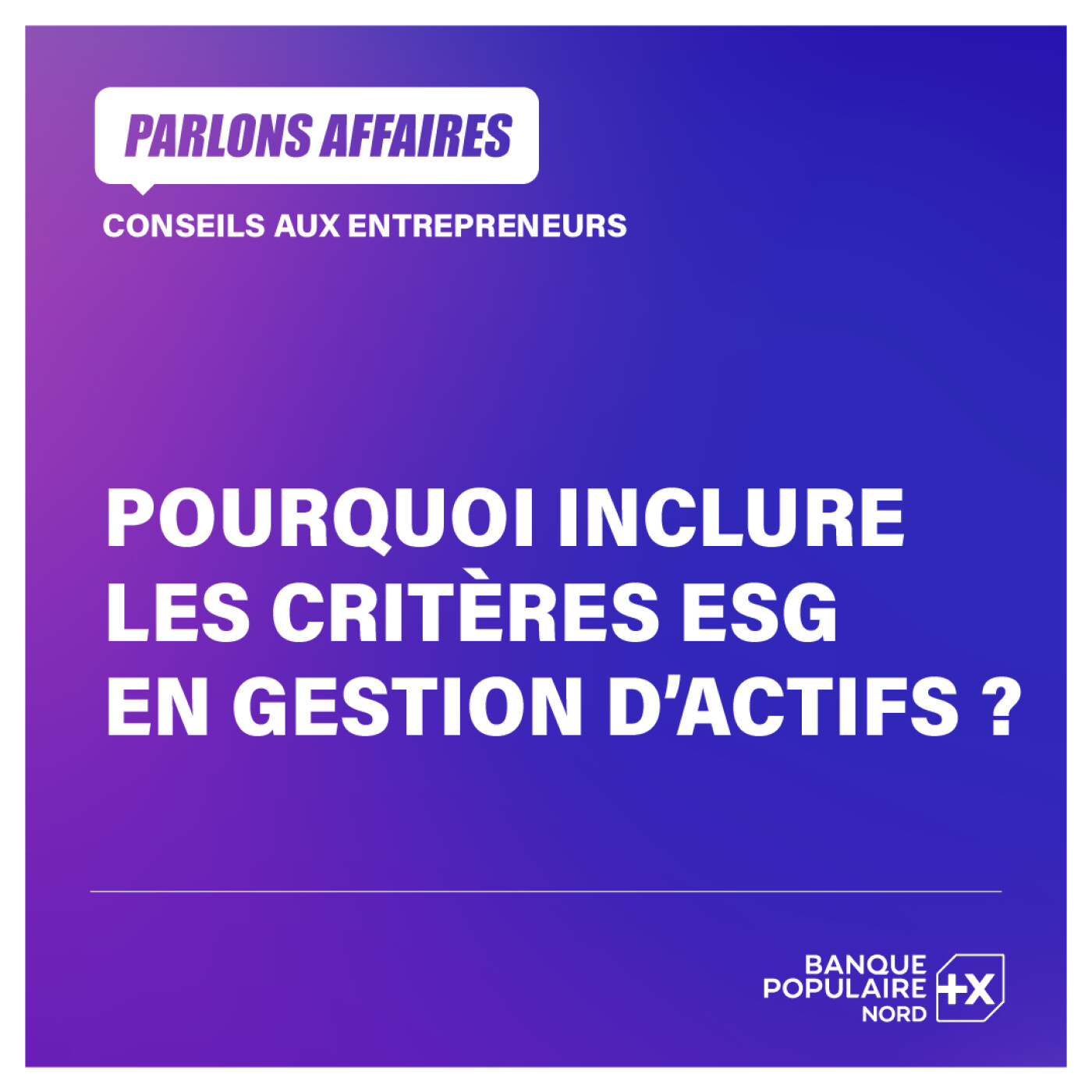 Parlons Affaires
