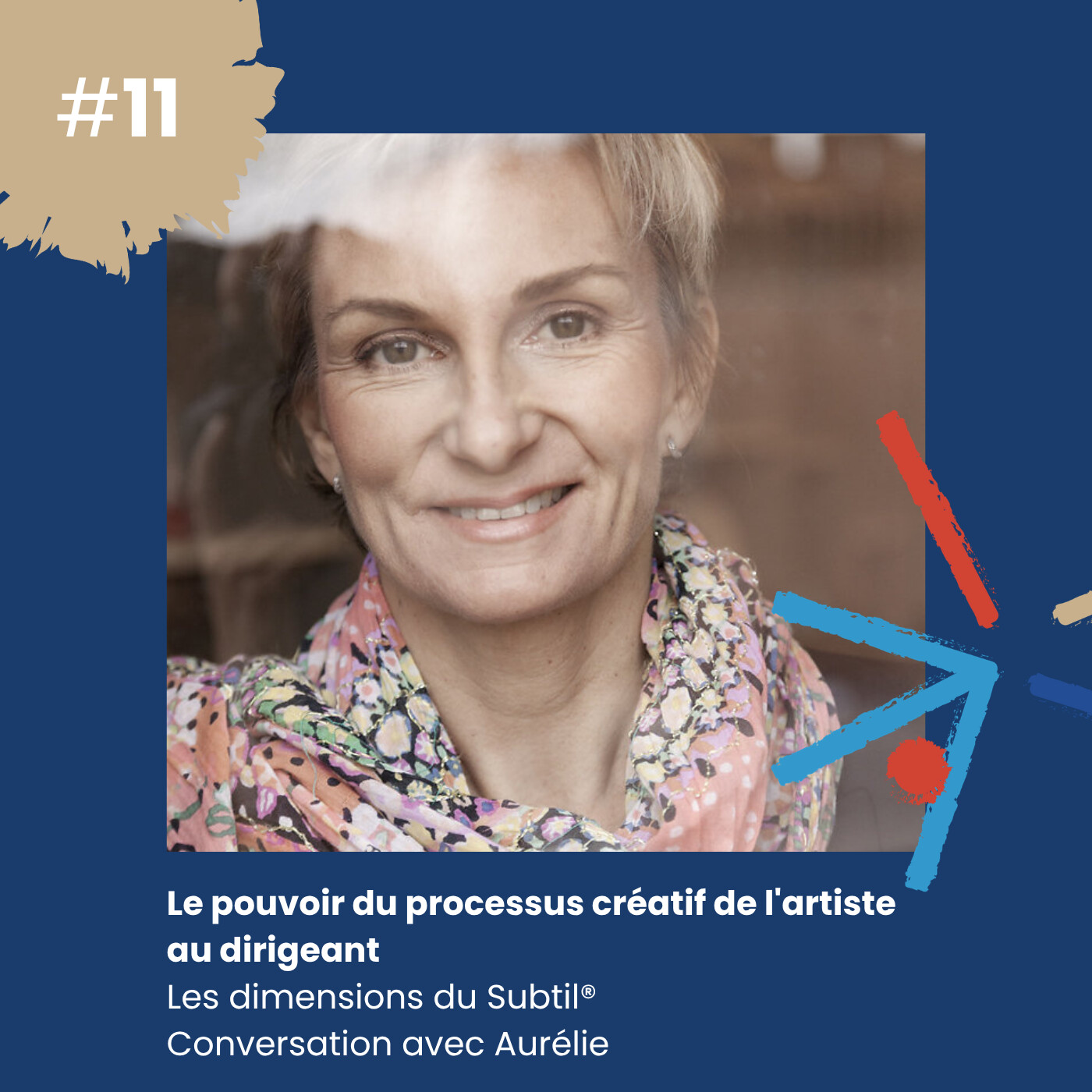 #11 Le pouvoir du processus créatif de l'artiste au dirigeant - Les dimensions du Subtil® - Conversation avec Aurélie episode artwork