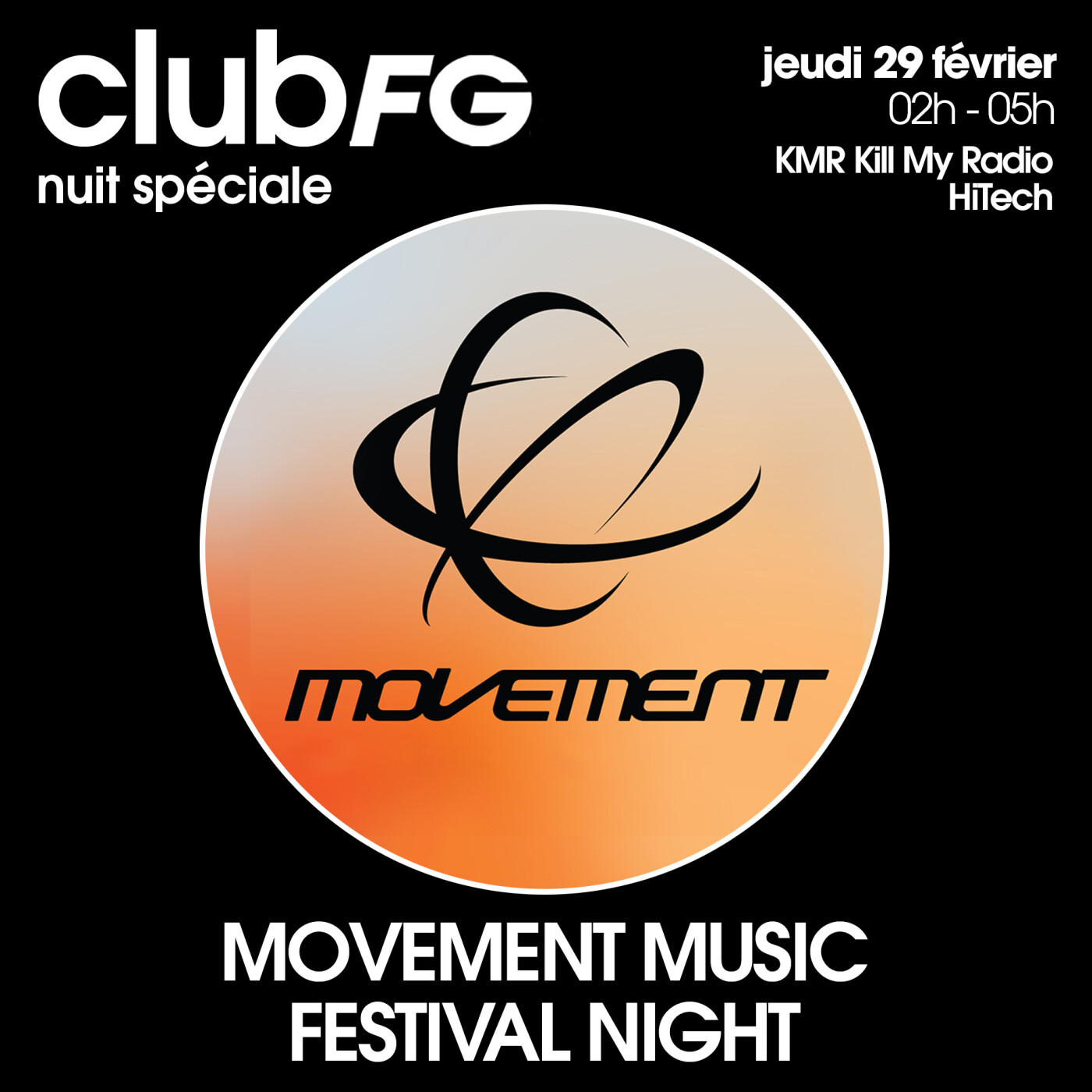 CLUB FG SPECIAL DETROIT MOVEMENT FESTIVAL by HiTech Detroit (Live)