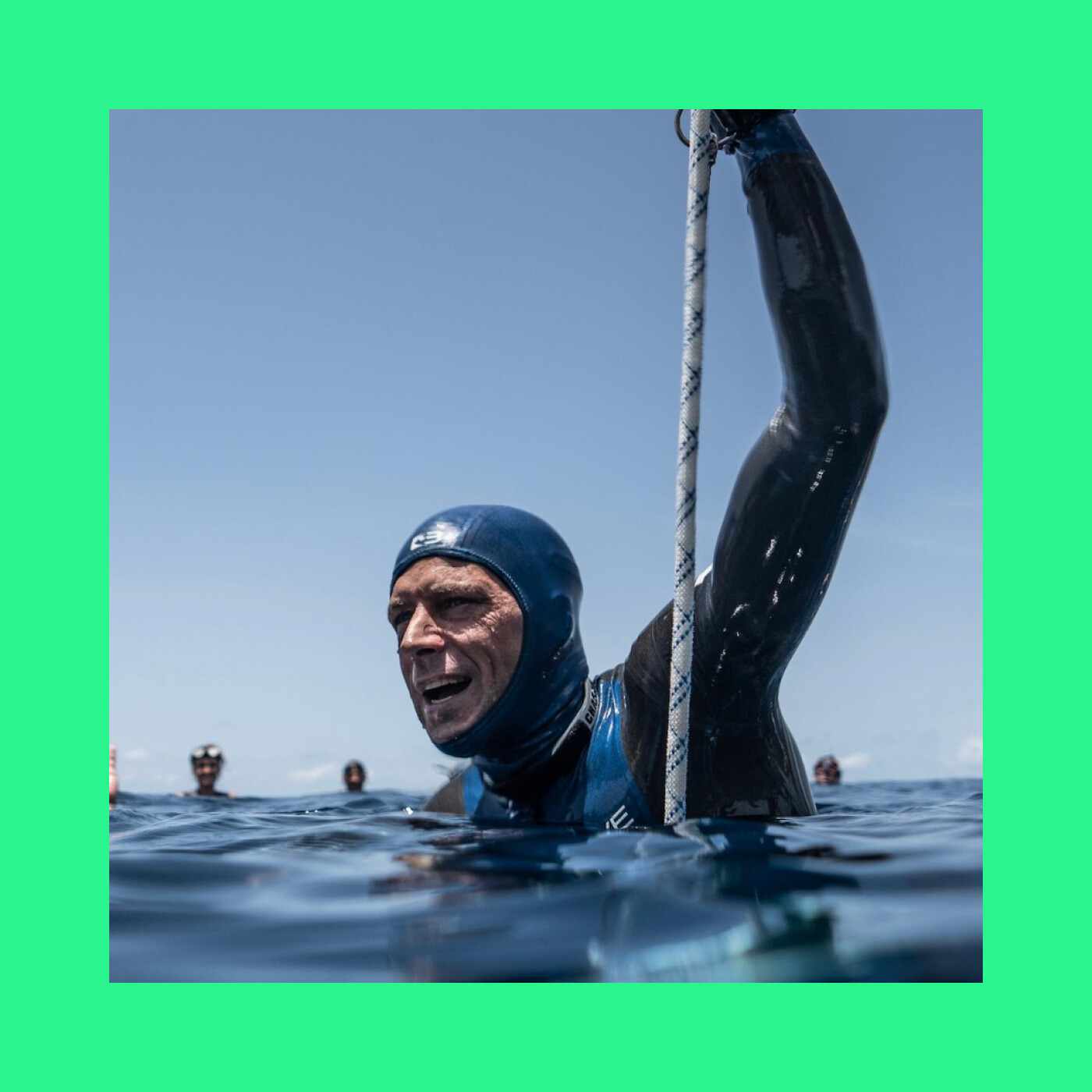 Stéphane Tourreau : 141 M de descente en Mer - champion de France