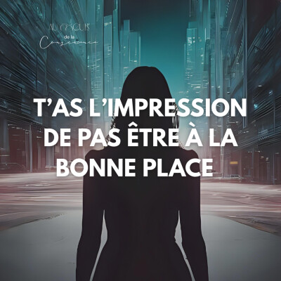 T’as l’impression de ne pas être à la bonne place cover