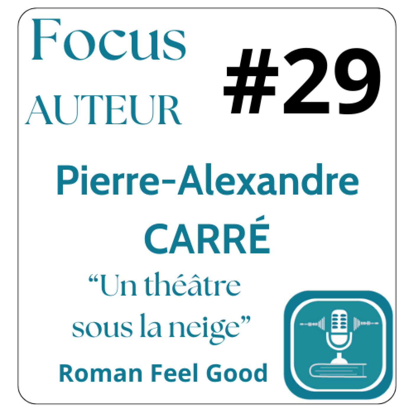#29 – FOCUS AUTEUR : Pierre-Alexandre Carré se livre (interview auteur) roman feelgood episode artwork