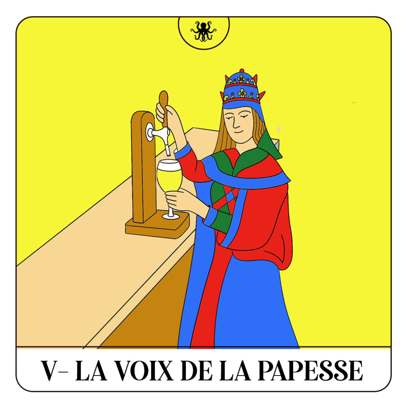 Œdipe roi du web–05–La voix de la papesse-série audio humoristique-fiction sonore-voix-série-podcast fiction-Œdipe à le monde à ses pieds.