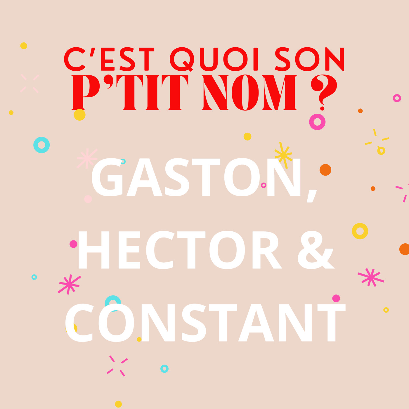[TRIBU] @diane_cbt - Gaston, Hector & Constant episode artwork