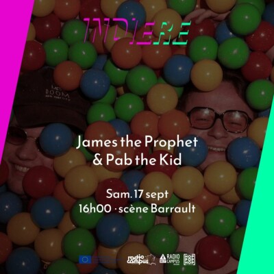 Stellar - James The Prophet & Pab The Kid en live | L!VE CAMP IndieRE x Hop Pop Hop cover