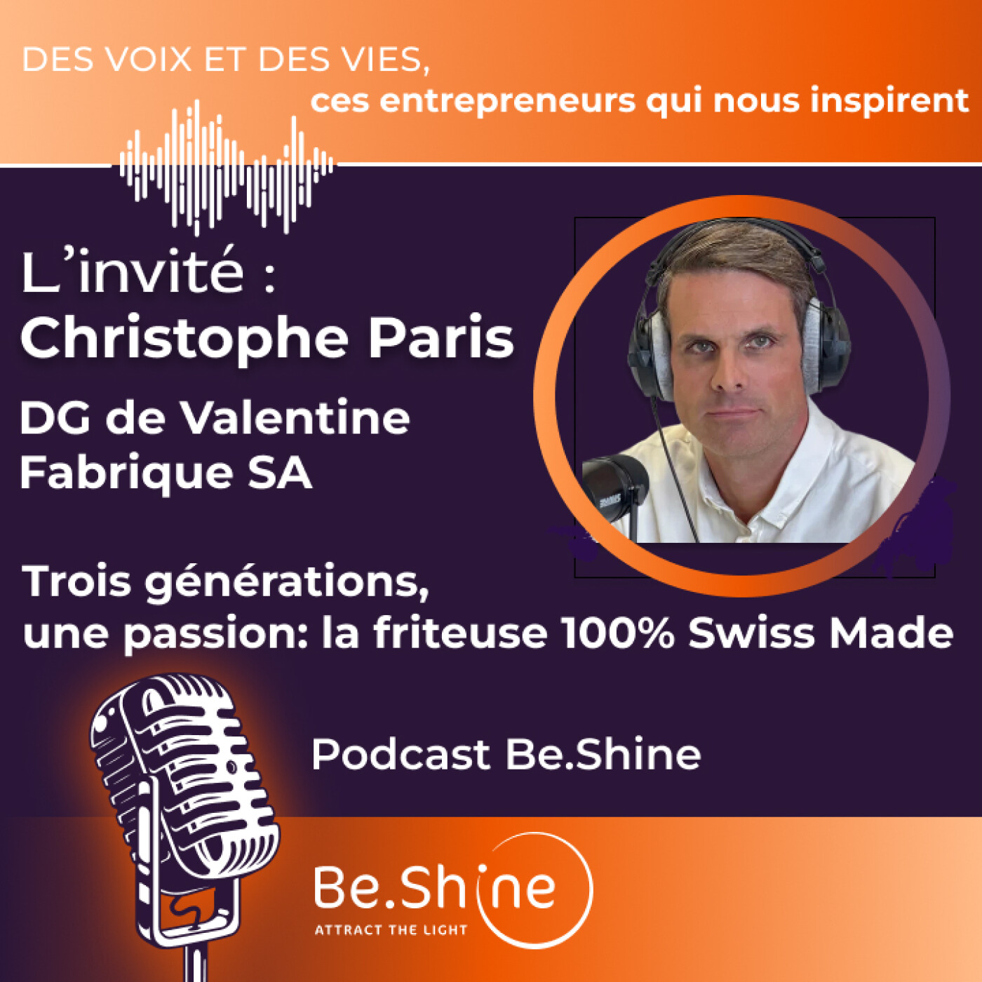 Christophe Paris : le défi entrepreneurial de la transmission d'entreprise episode artwork