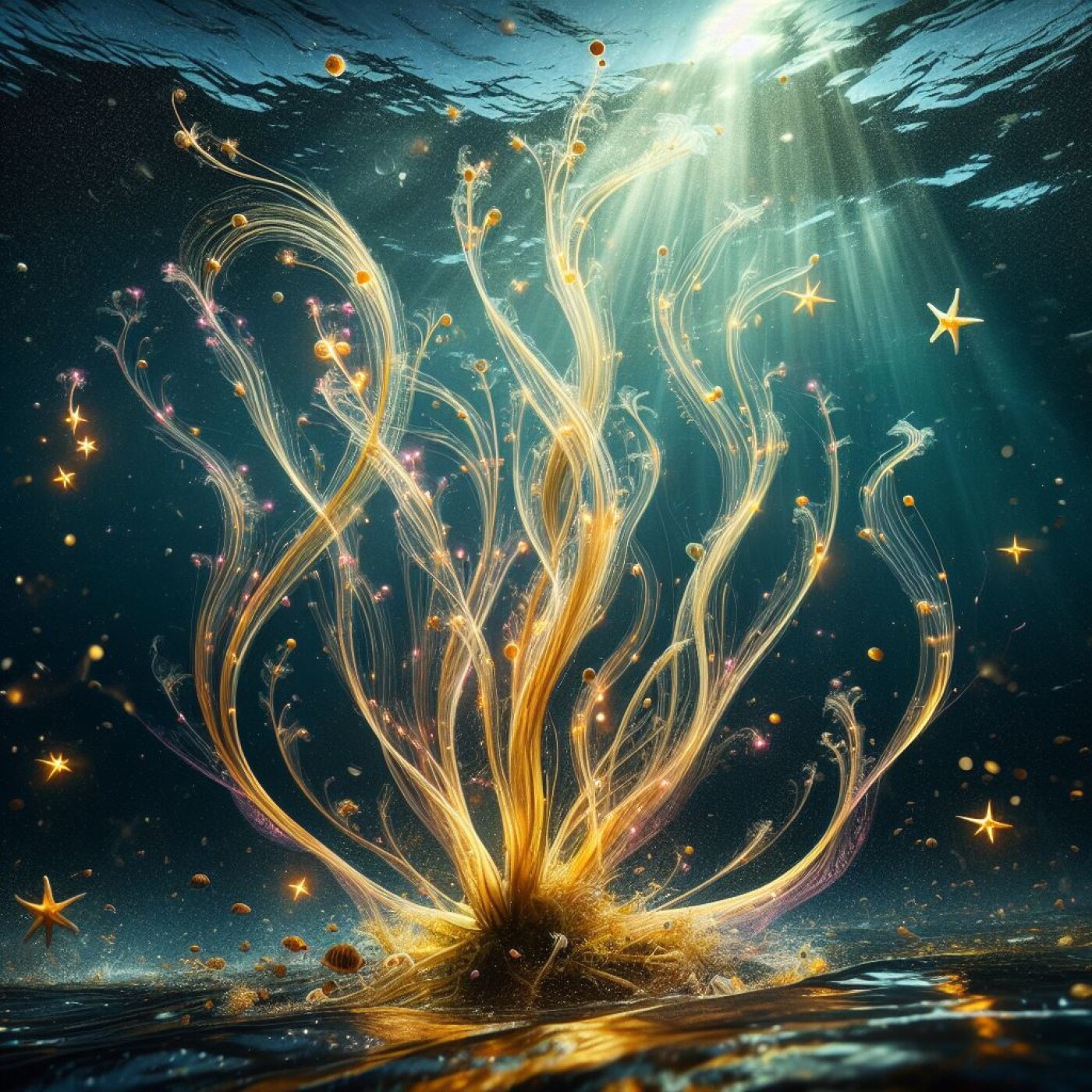 Soyez comme l’algue qui danse et enfante la Lumière dans l’océan de la vie - Archange Gabriel Psaume 72