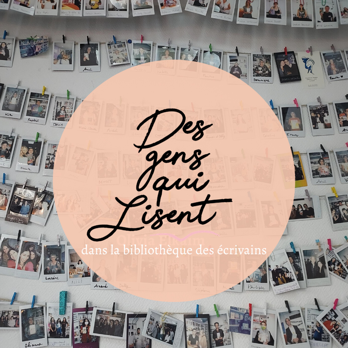 Des gens qui lisent, Dans la bibliothèque des écrivains