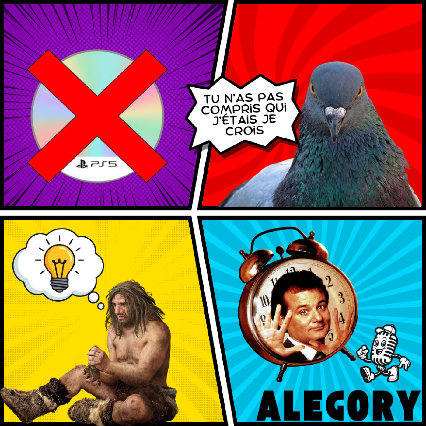 Pigeon Physique et Néandertal sans fin episode artwork